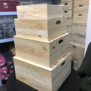 Pinewood Box with Acrylic Slide