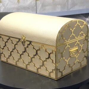 Champagne Semi Arc Treasure Chest
