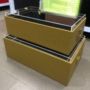 Simple Dijon Acrylic Top Luggage