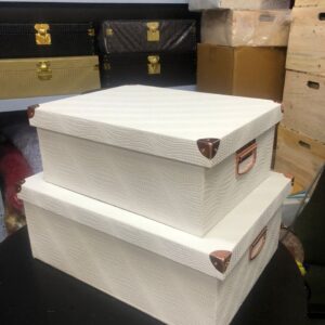 White Rectangular Separate Cover